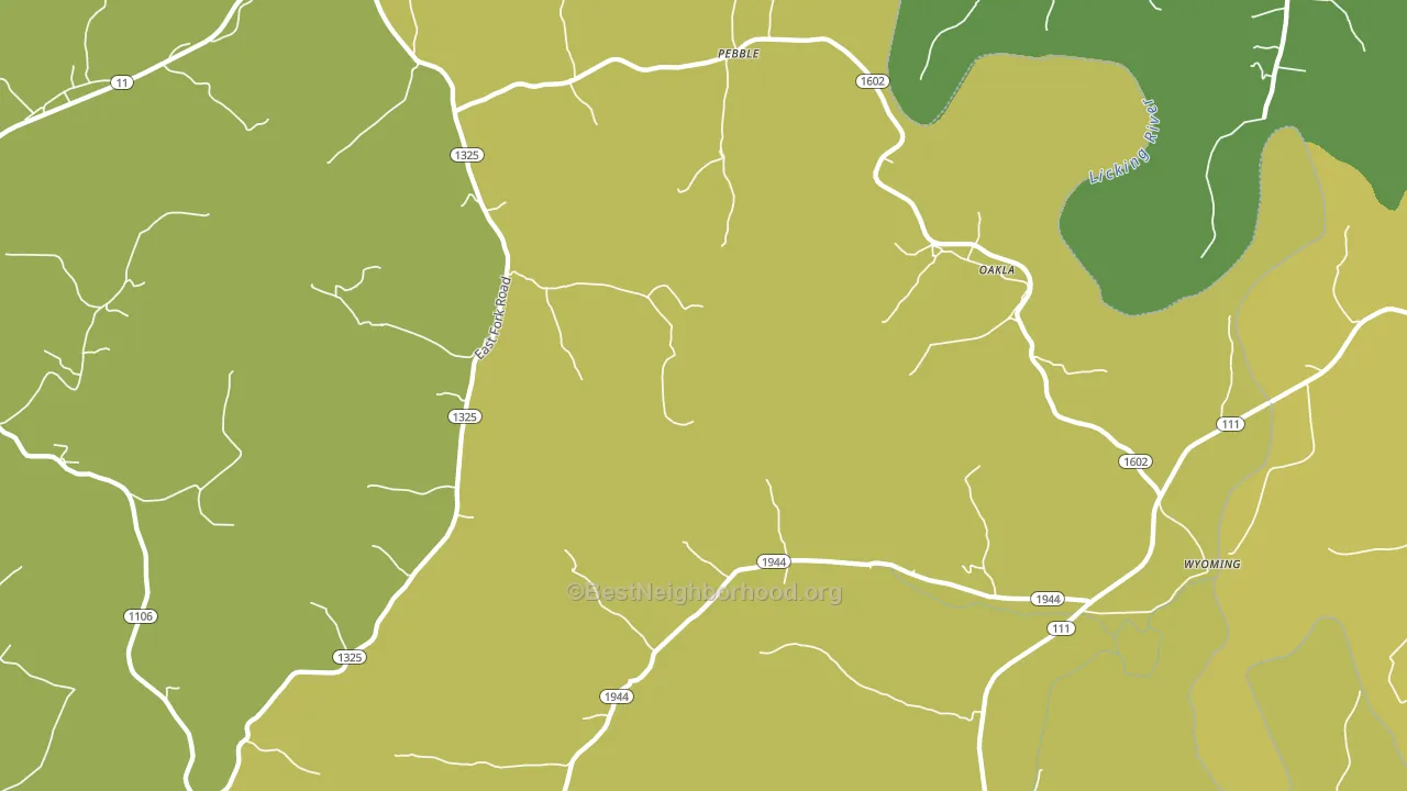 Sherburne, KY block-group voter-turnout map