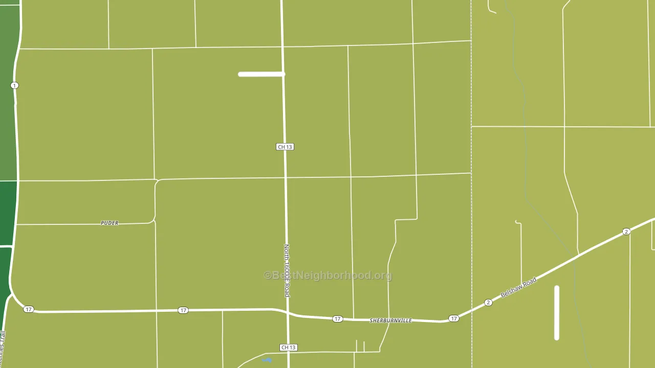 Sherburnville, IL block-group voter-turnout map