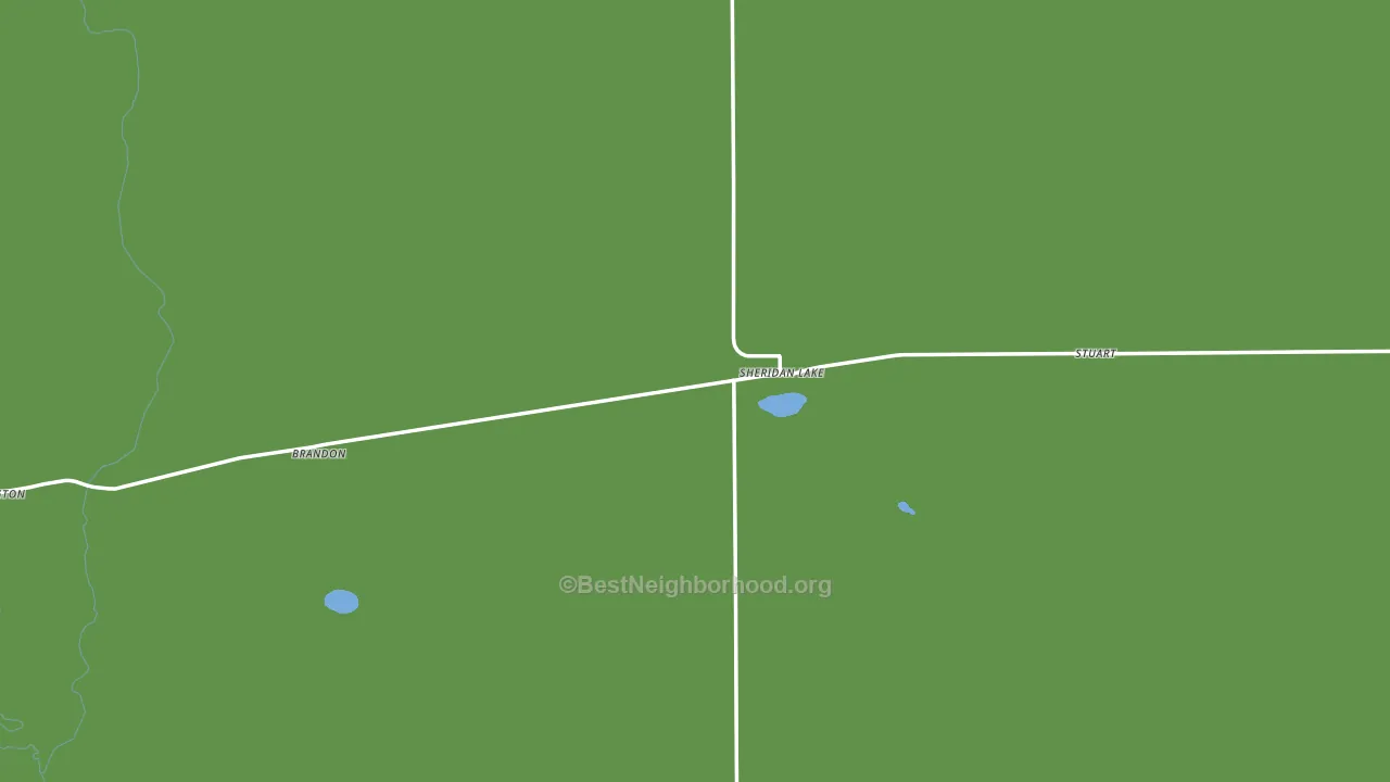 Sheridan Lake, CO block-group voter-turnout map