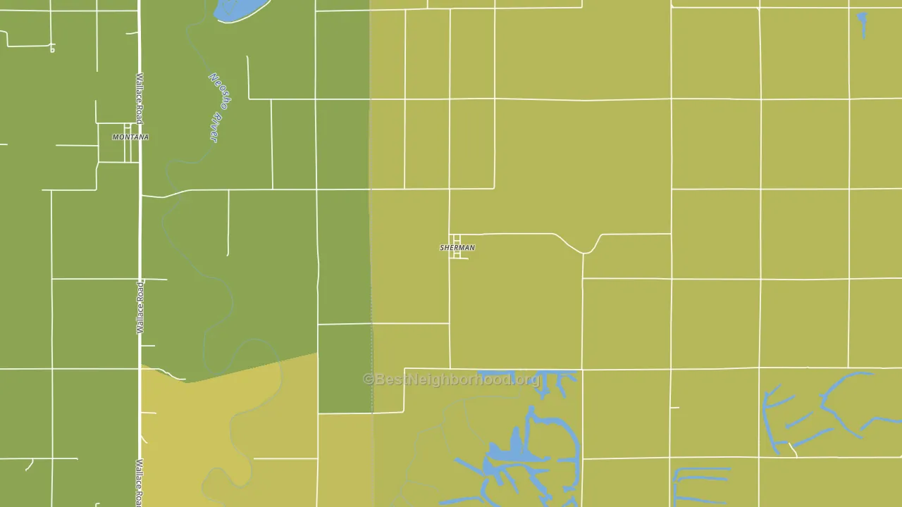 Sherman, KS block-group voter-turnout map