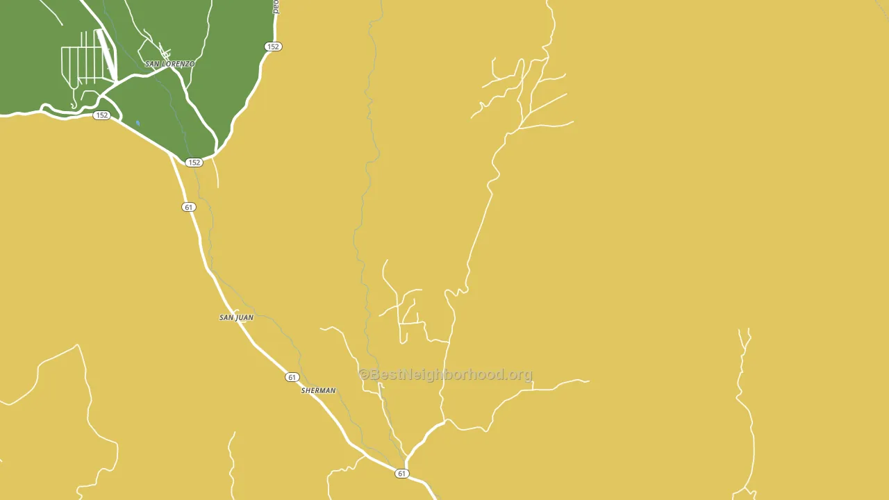 Sherman, NM block-group voter-turnout map
