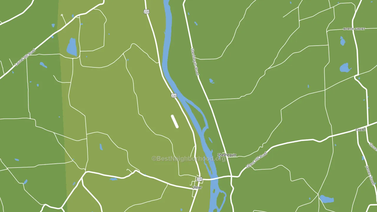 Sheshequin, PA block-group voter-turnout map
