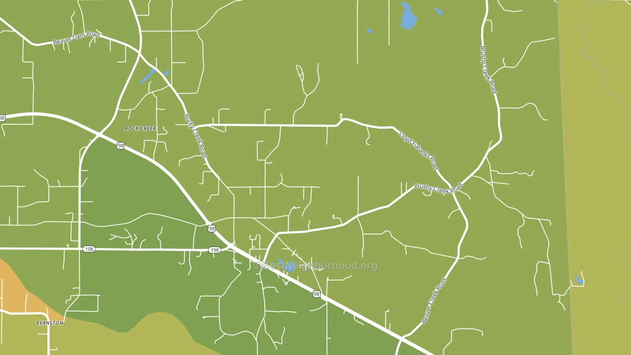 Shipman, MS block-group voter-turnout map