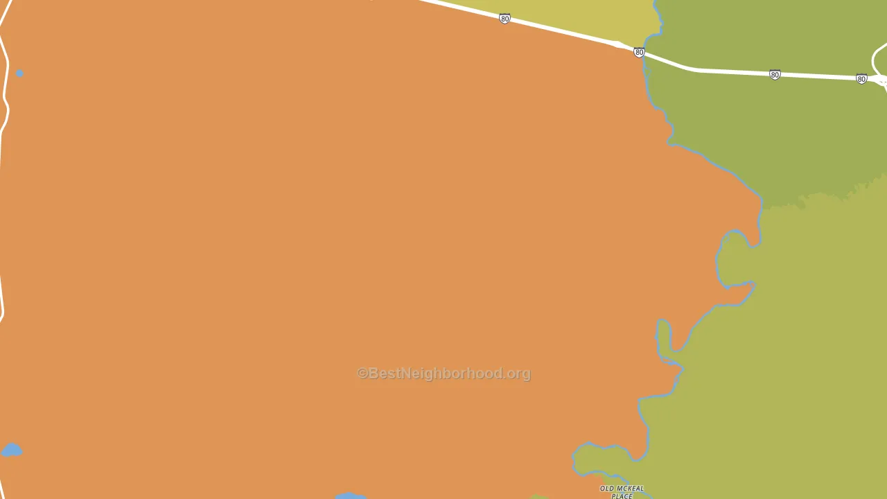 Shirley Basin, WY block-group voter-turnout map