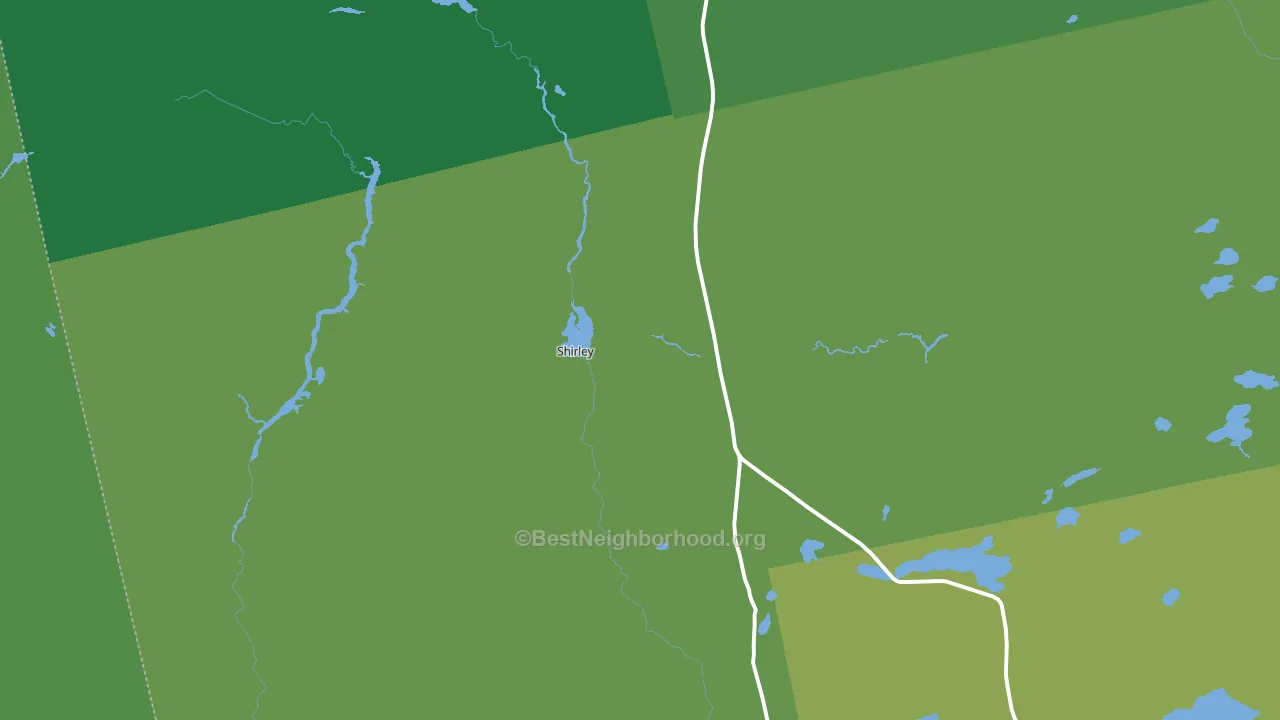 Shirley Mills, ME block-group voter-turnout map
