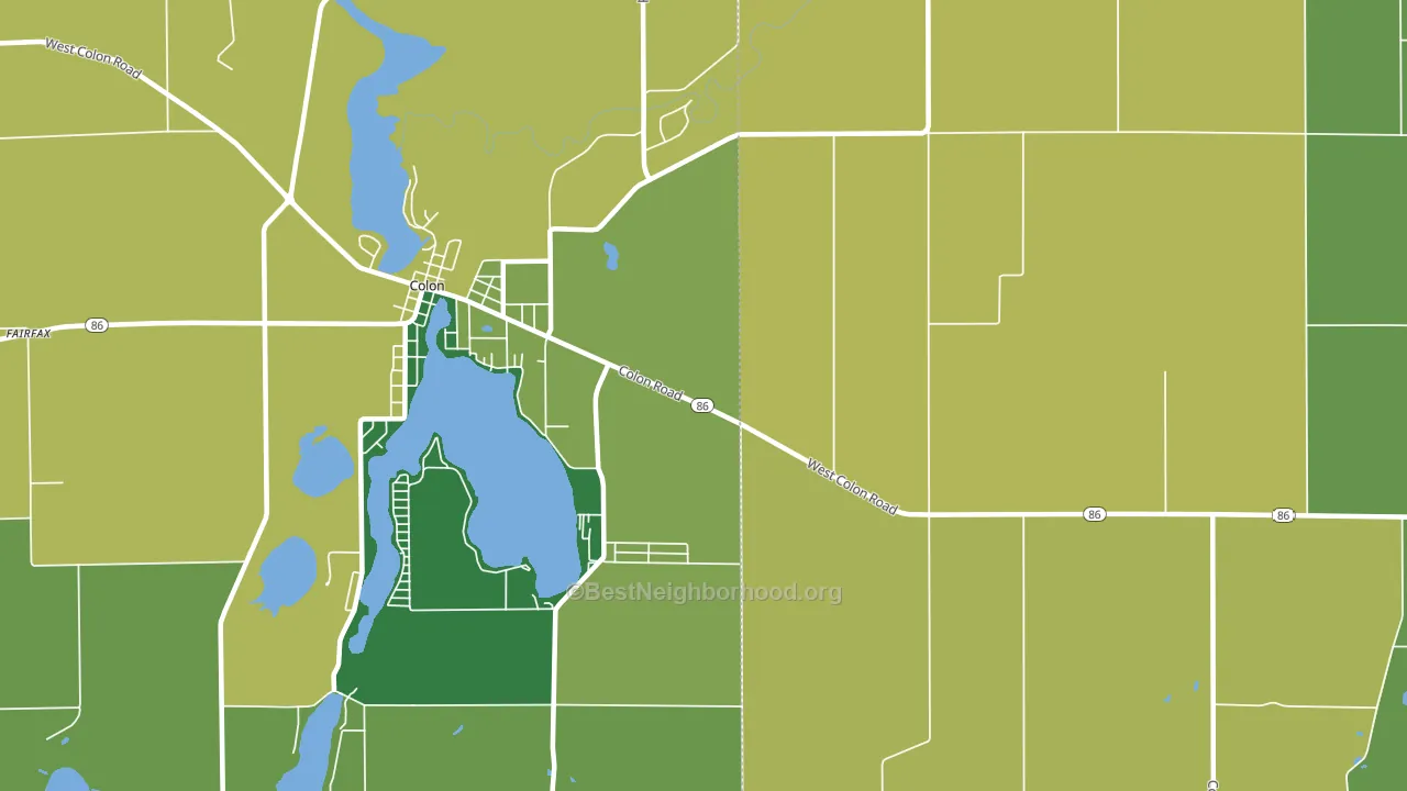 Shorecrest, MI block-group voter-turnout map