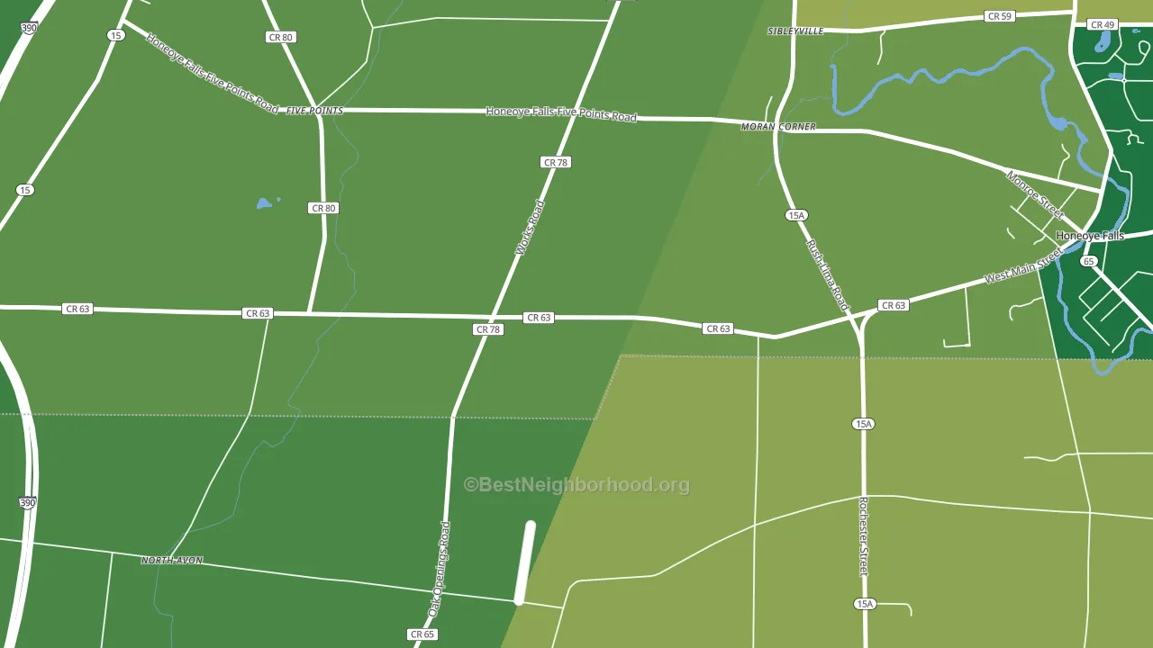 Sibleyville, NY block-group voter-turnout map