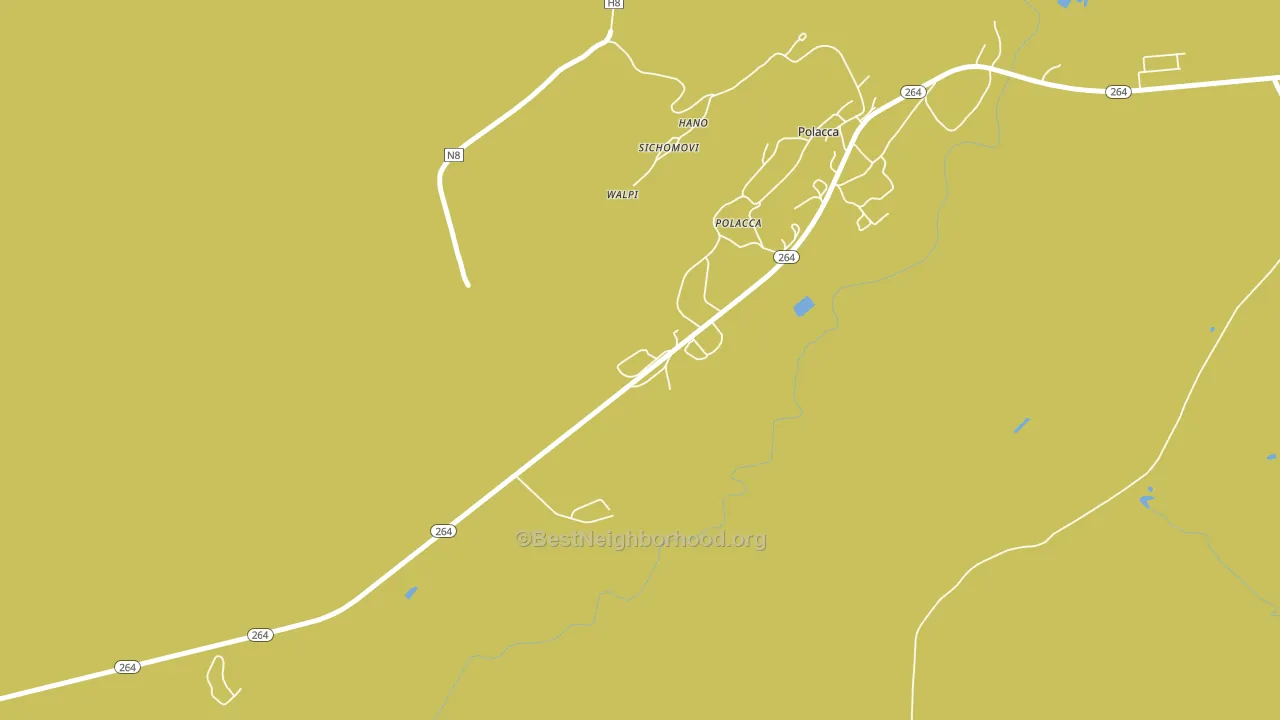 Sichomovi, AZ block-group voter-turnout map