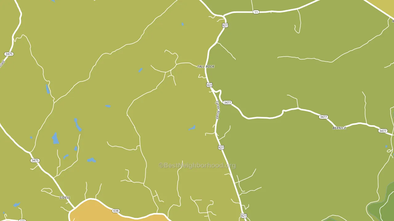 Sidell, KY block-group voter-turnout map