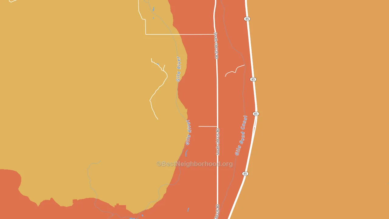 Sil Murk, AZ block-group voter-turnout map
