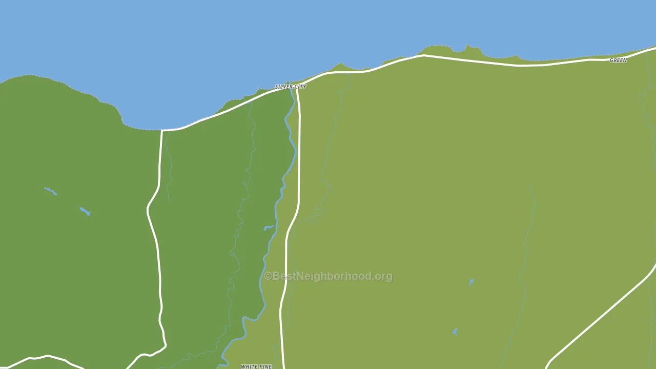 Silver City, MI block-group voter-turnout map