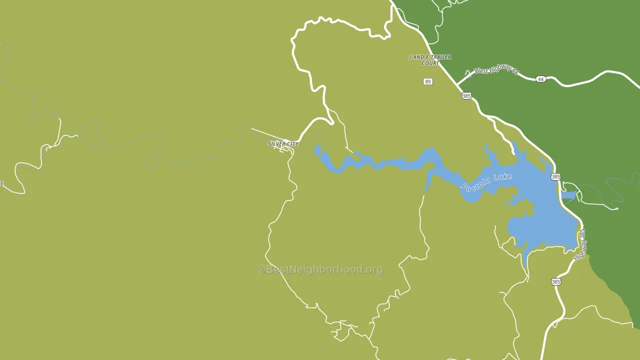 Silver City, SD block-group voter-turnout map