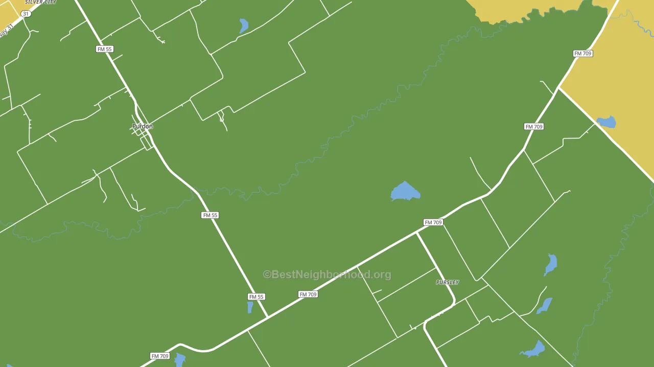 Silver City, TX block-group voter-turnout map