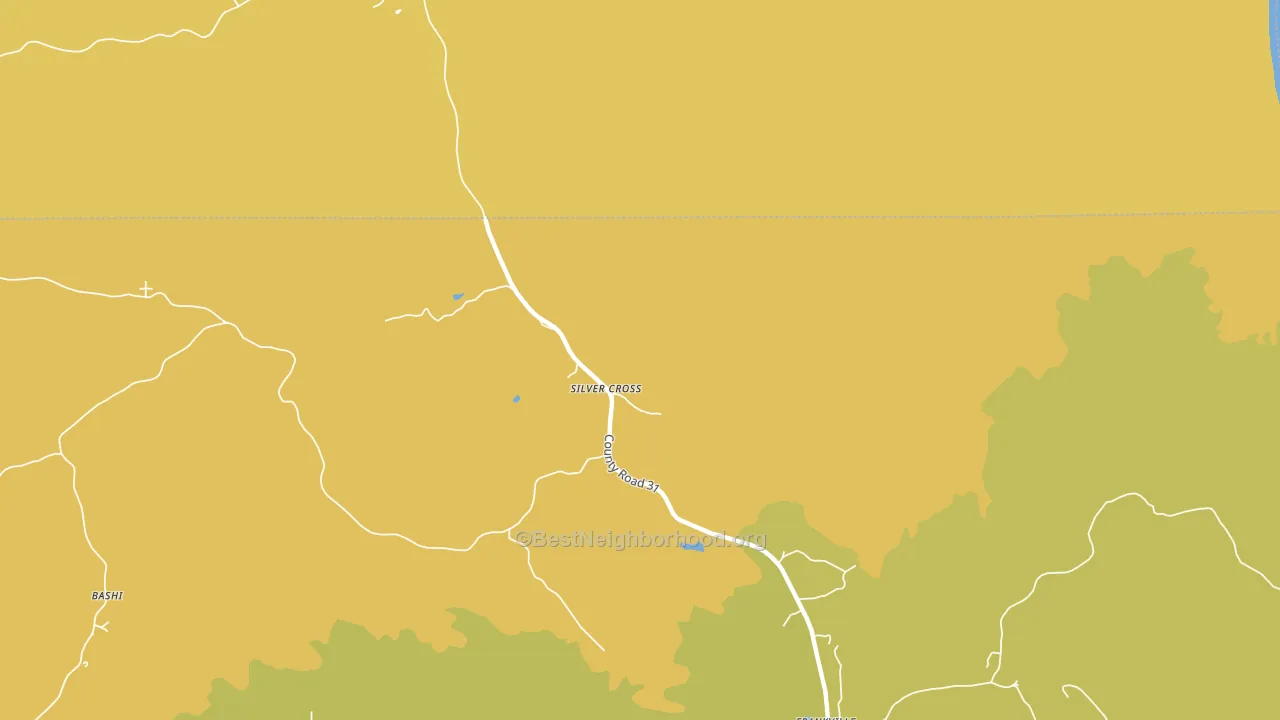 Silver Cross, AL block-group voter-turnout map