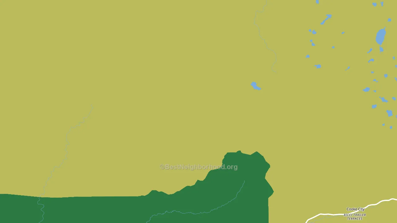 Silver Gate, MT block-group voter-turnout map