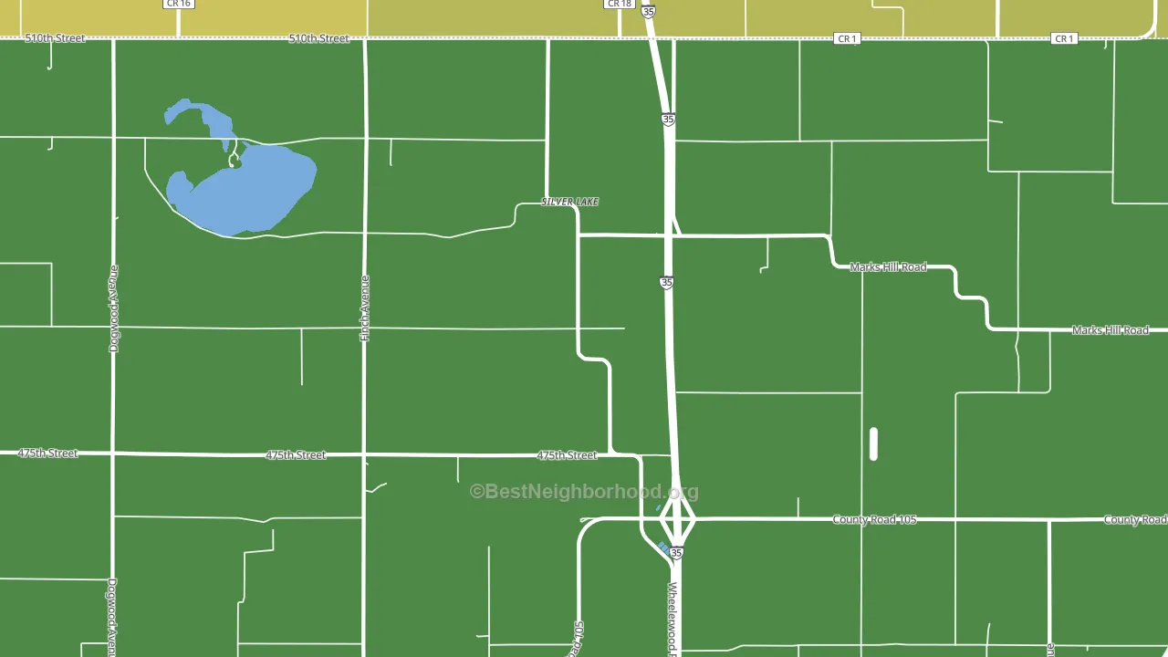 Silver Lake, IA block-group voter-turnout map