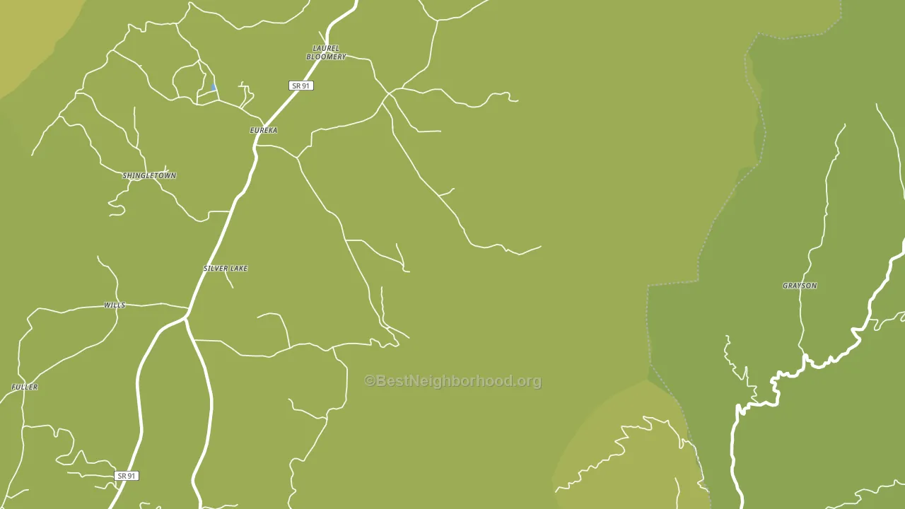 Silver Lake, TN block-group voter-turnout map