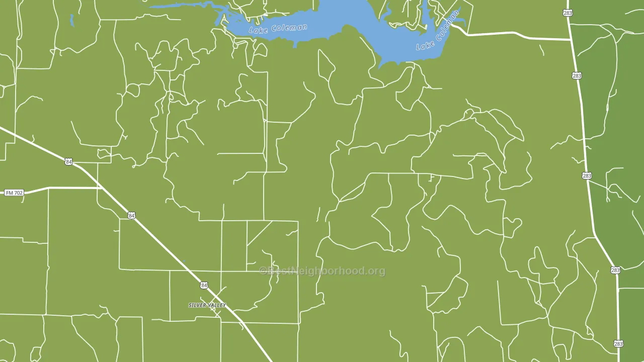 Silver Valley, TX block-group voter-turnout map