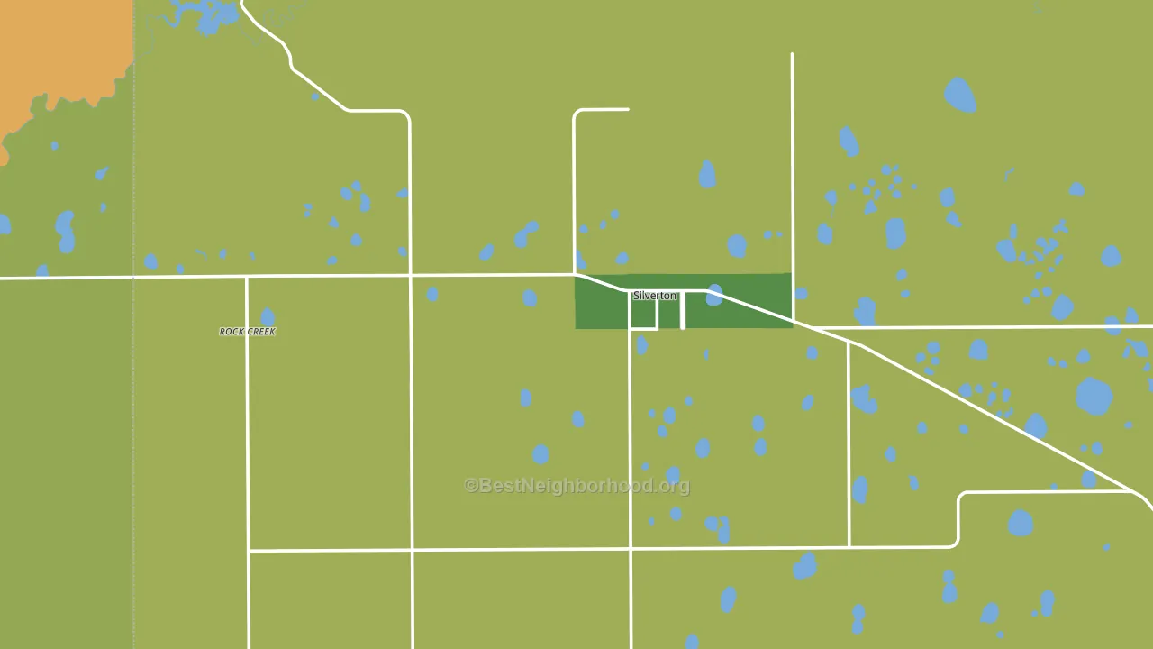 Silverton, TX block-group voter-turnout map