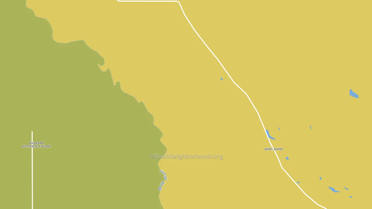 Simpson, MT block-group voter-turnout map