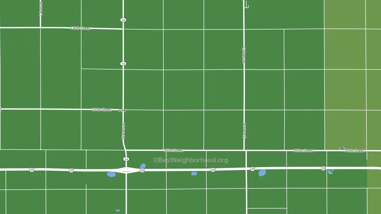 Sinclair, IA block-group voter-turnout map