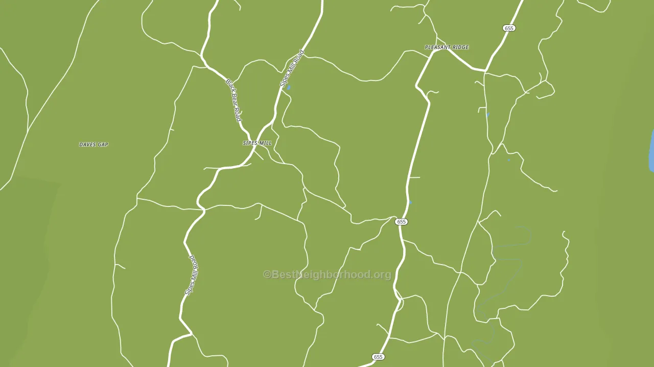 Sipes Mill, PA block-group voter-turnout map