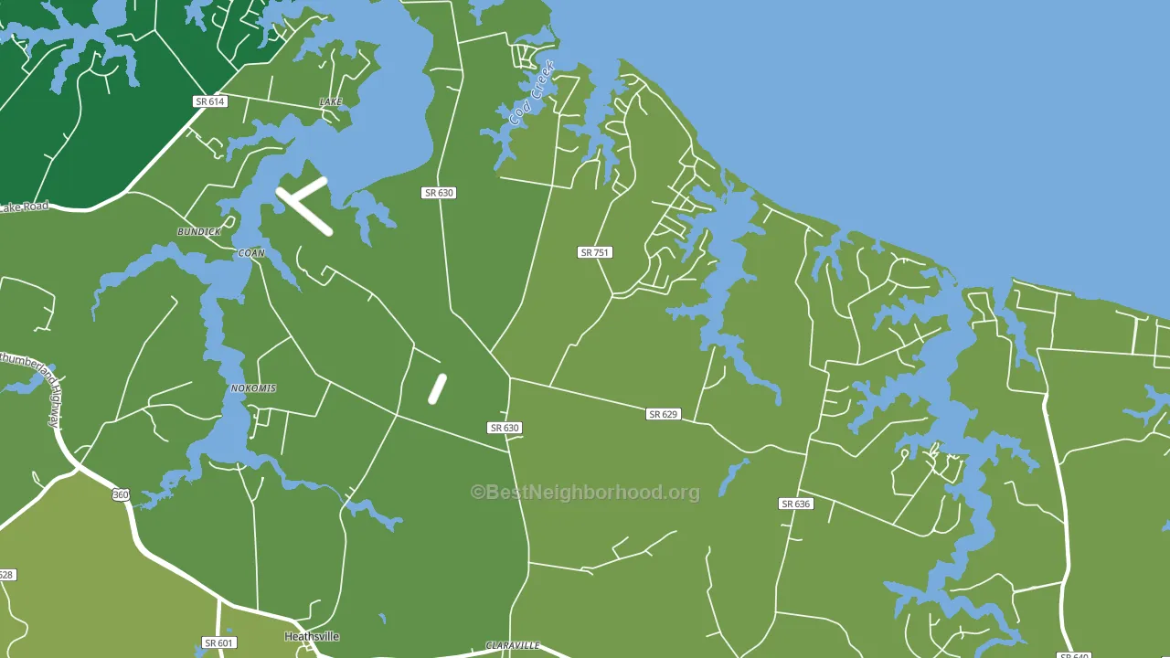 Sissons Corner, VA block-group voter-turnout map