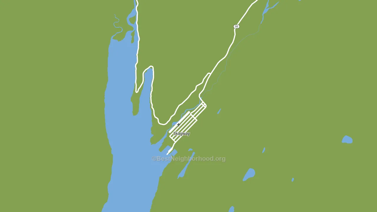 Skagway Municipality, AK block-group voter-turnout map