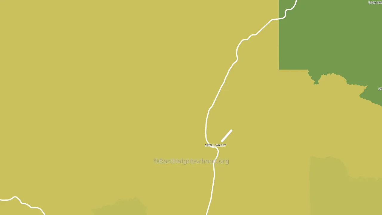 Skull Valley, AZ block-group voter-turnout map