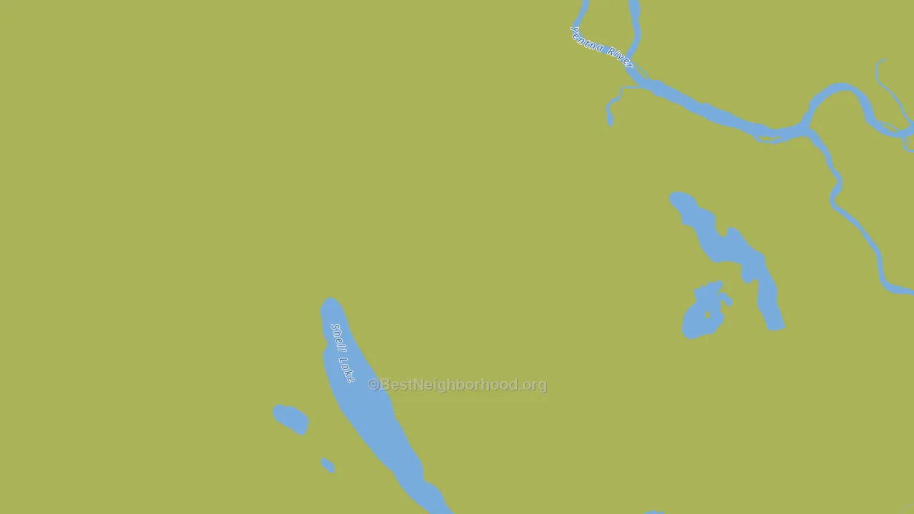 Skwentna, AK block-group voter-turnout map