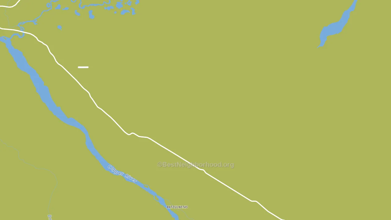 Slana, AK block-group voter-turnout map