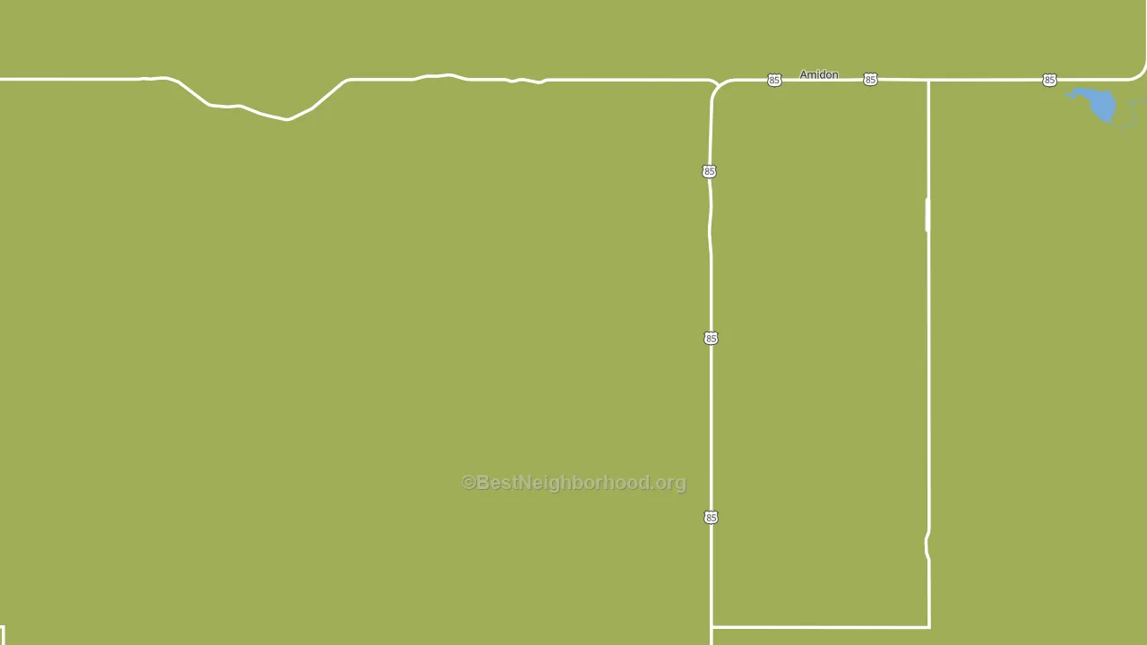 Slope County, ND block-group voter-turnout map