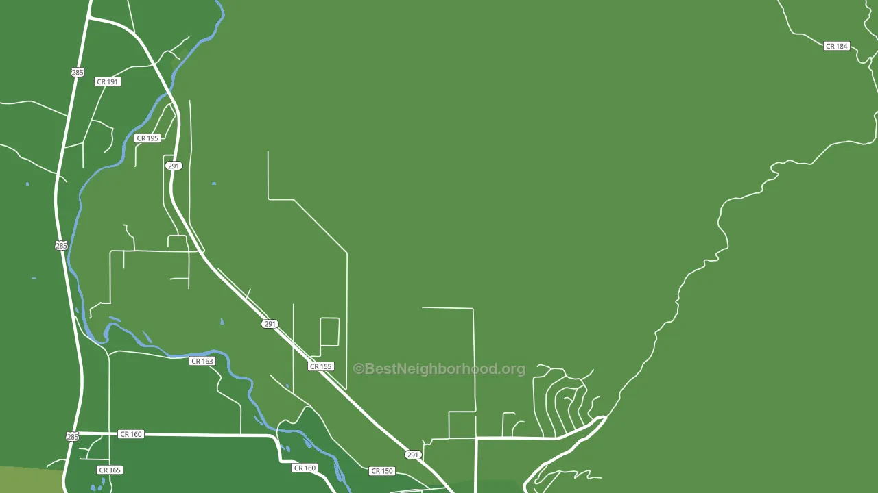 Smeltertown, CO block-group voter-turnout map