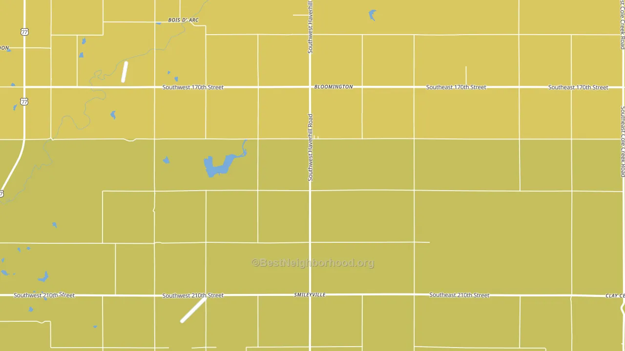 Smileyville, KS block-group voter-turnout map