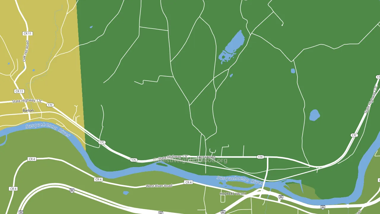 Smithboro, NY block-group voter-turnout map