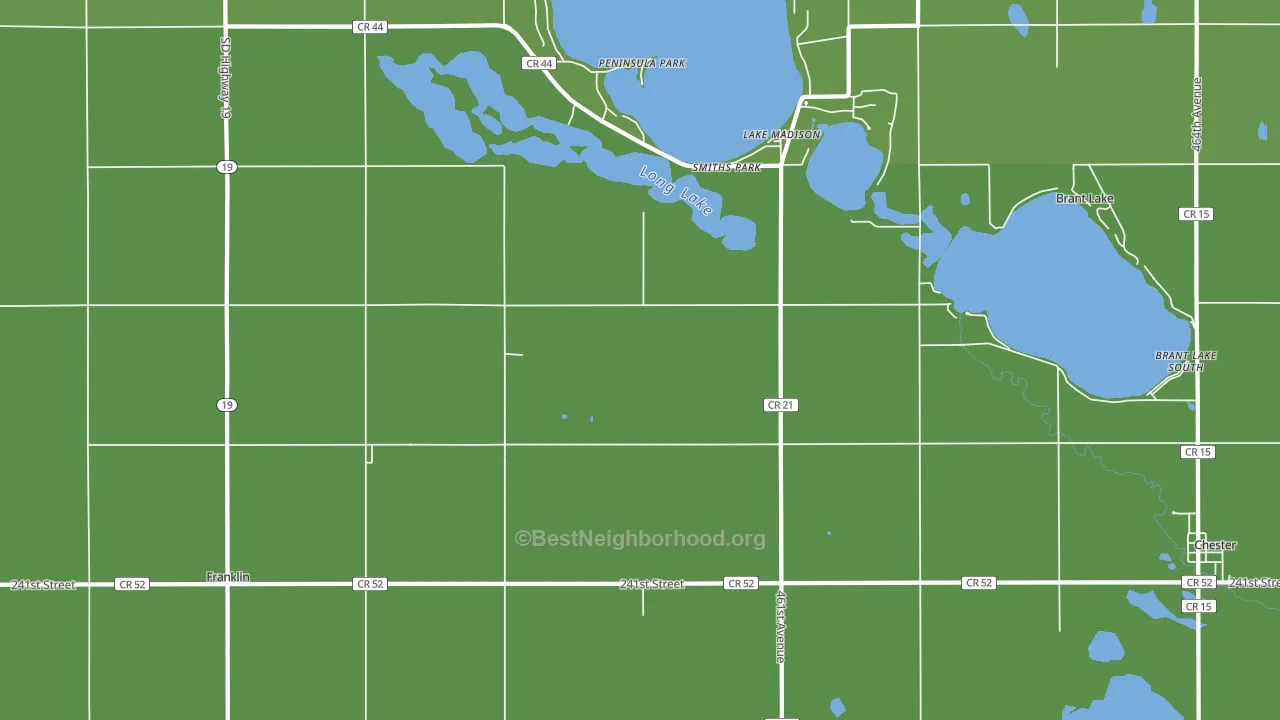 Smiths Park, SD block-group voter-turnout map