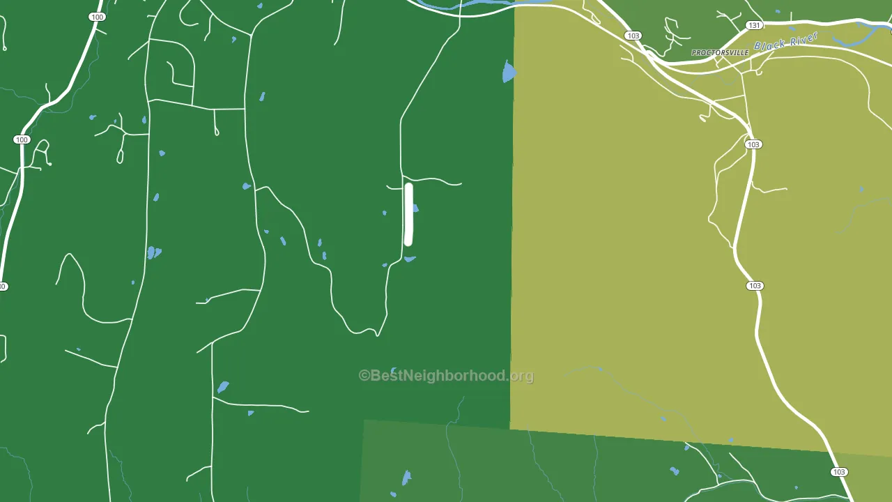 Smithville, VT block-group voter-turnout map