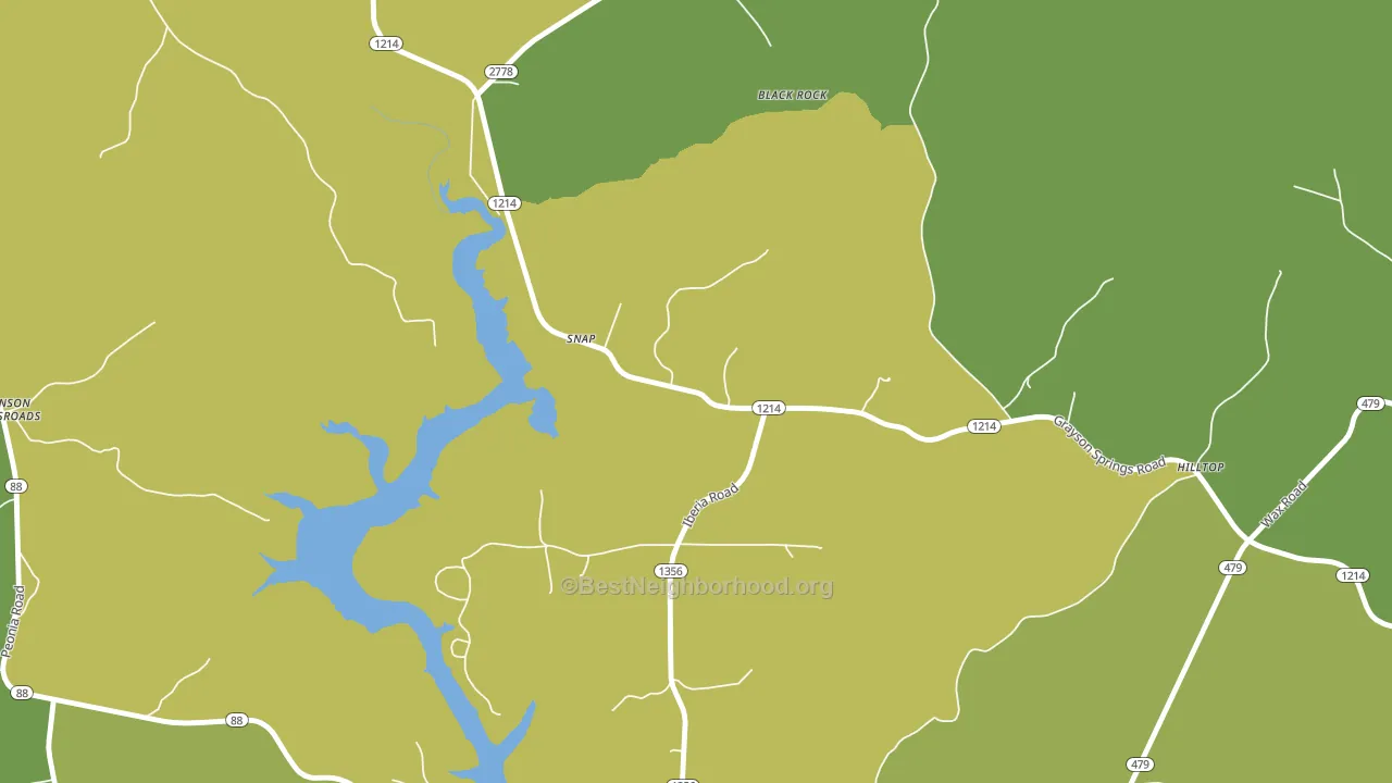 Snap, KY block-group voter-turnout map