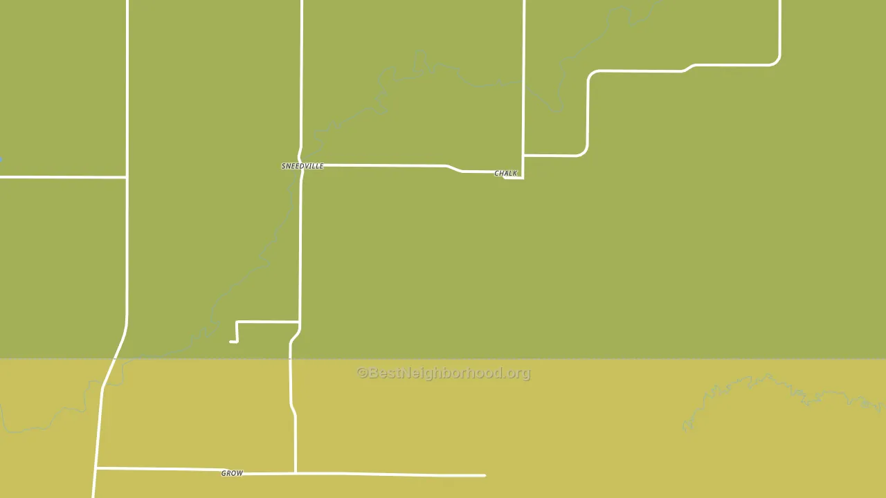 Sneedville, TX block-group voter-turnout map
