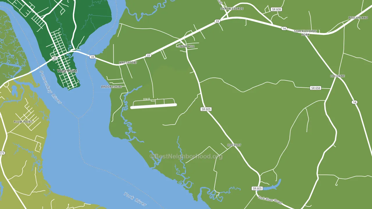 Snow Hill, VA block-group voter-turnout map
