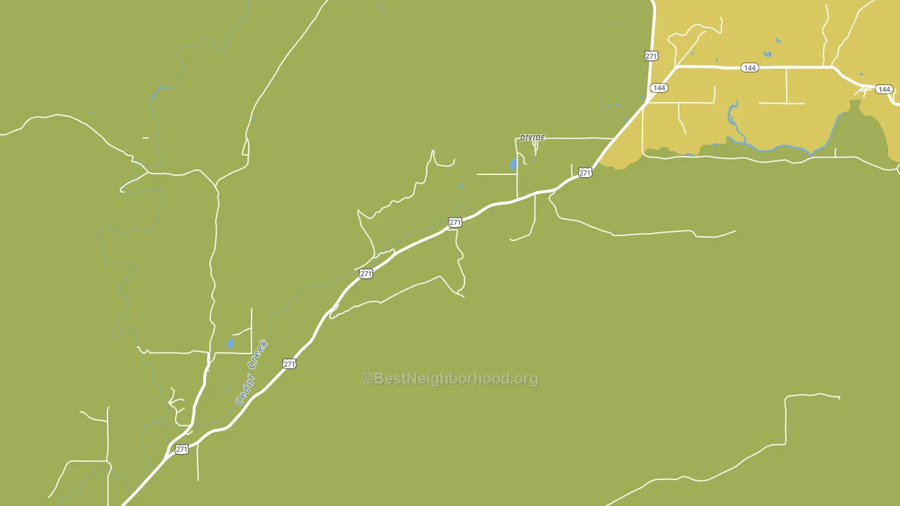 Snow, OK block-group voter-turnout map