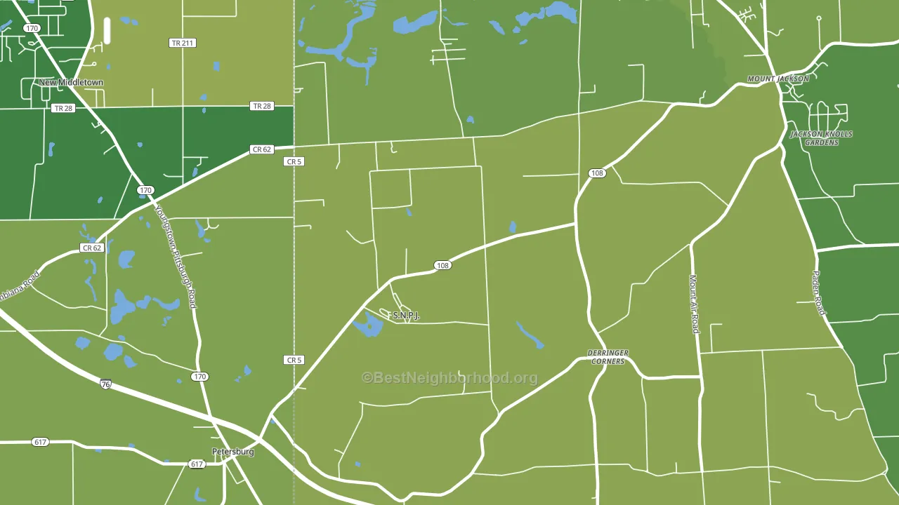S.N.P.J., PA block-group voter-turnout map
