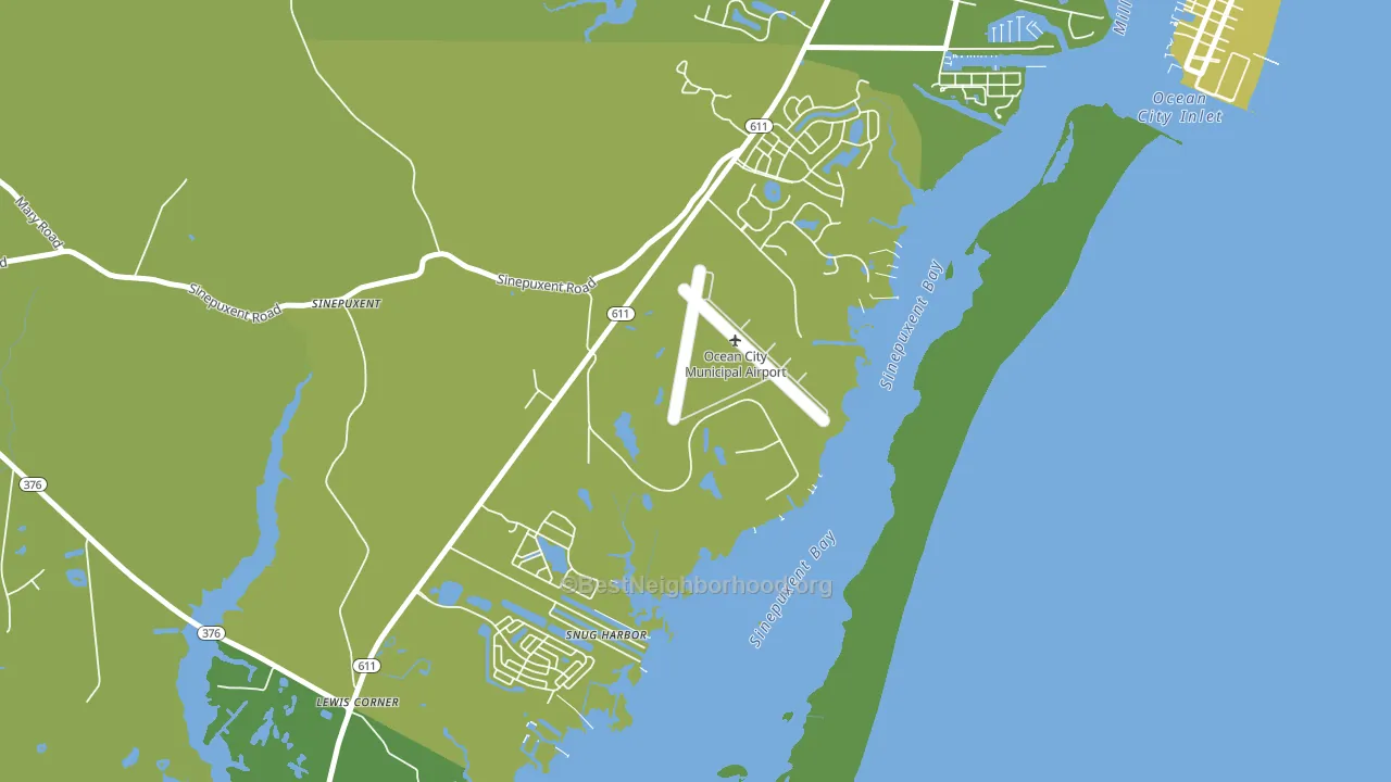Snug Harbor, MD block-group voter-turnout map