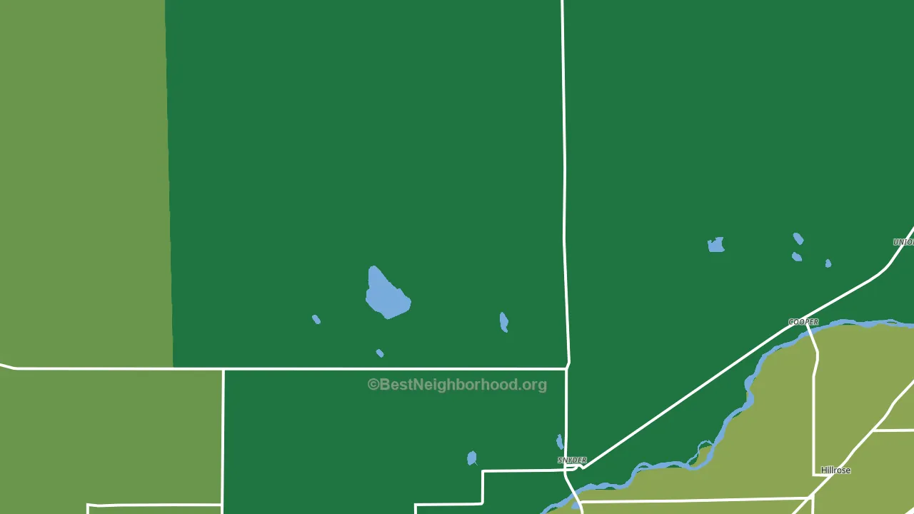 Snyder, CO block-group voter-turnout map