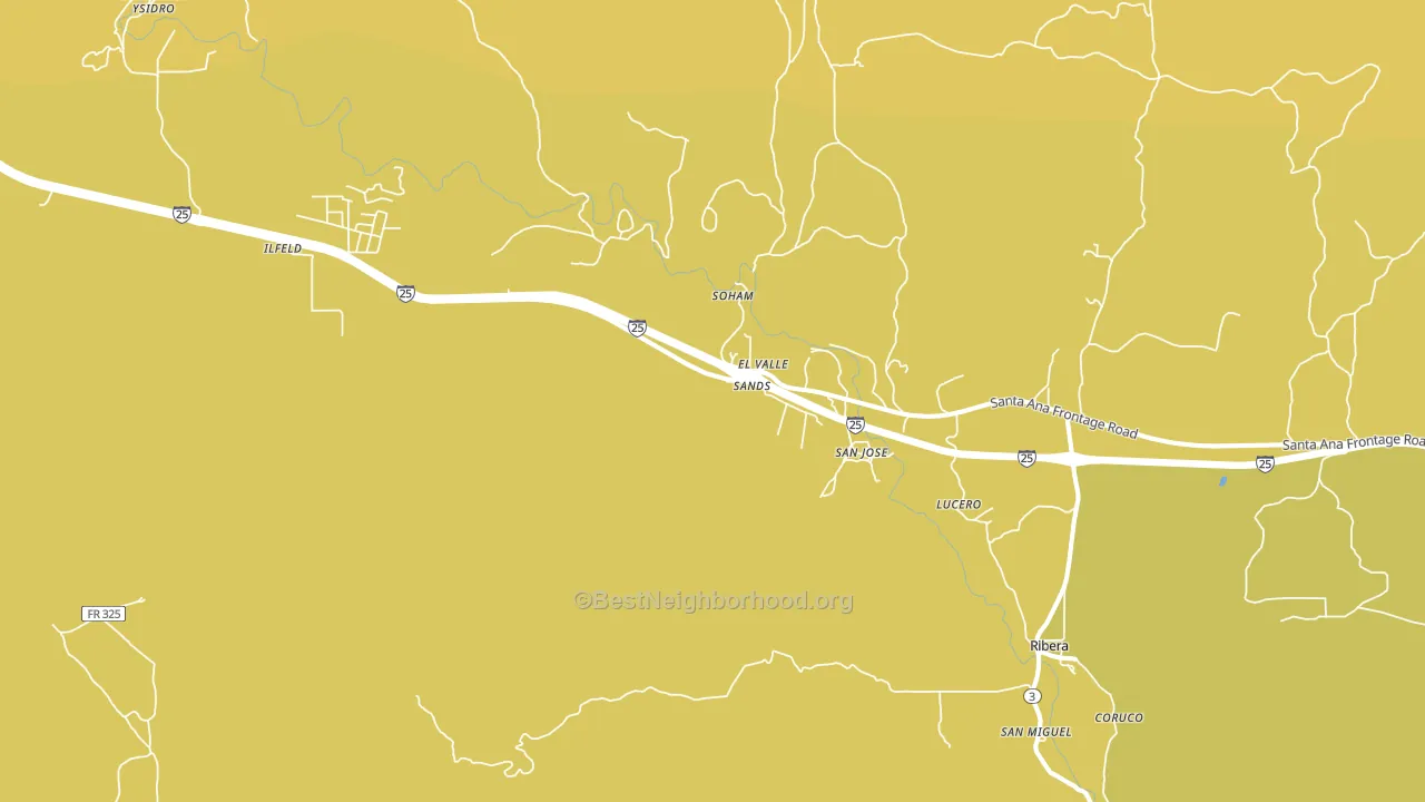 Soham, NM block-group voter-turnout map