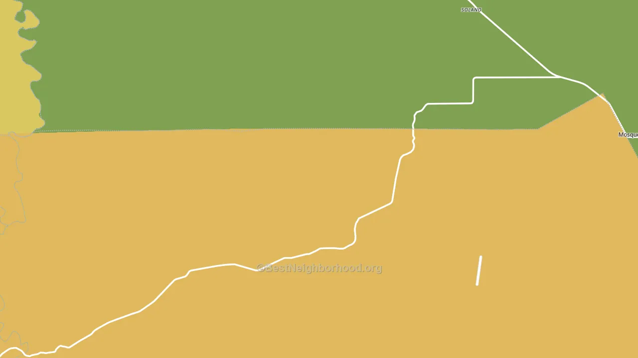 Solano, NM block-group voter-turnout map