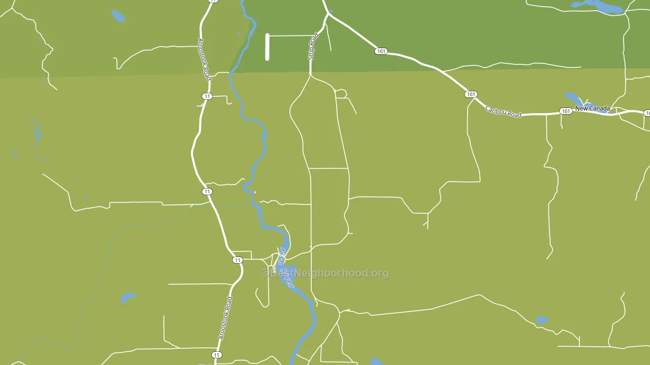 Soldier Pond, ME block-group voter-turnout map