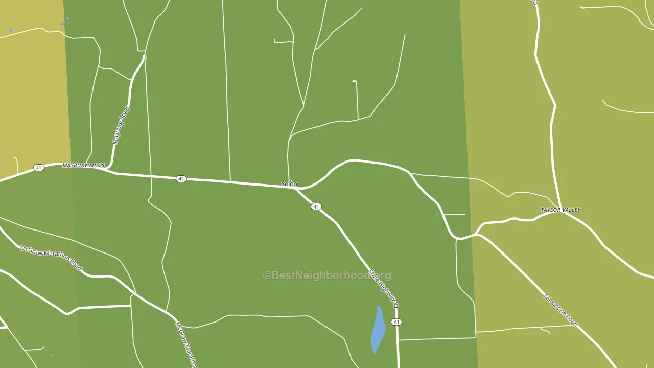 Solon, NY block-group voter-turnout map