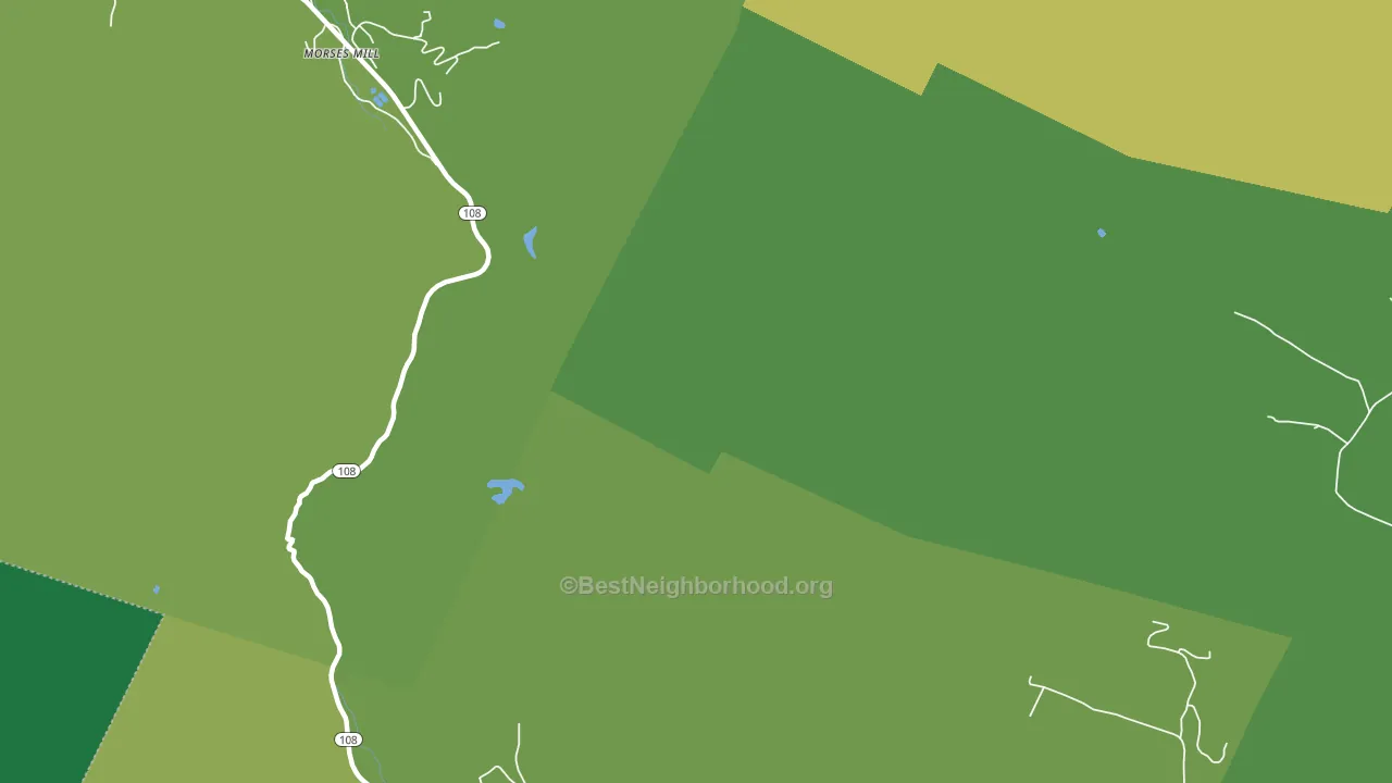 South Cambridge, VT block-group voter-turnout map