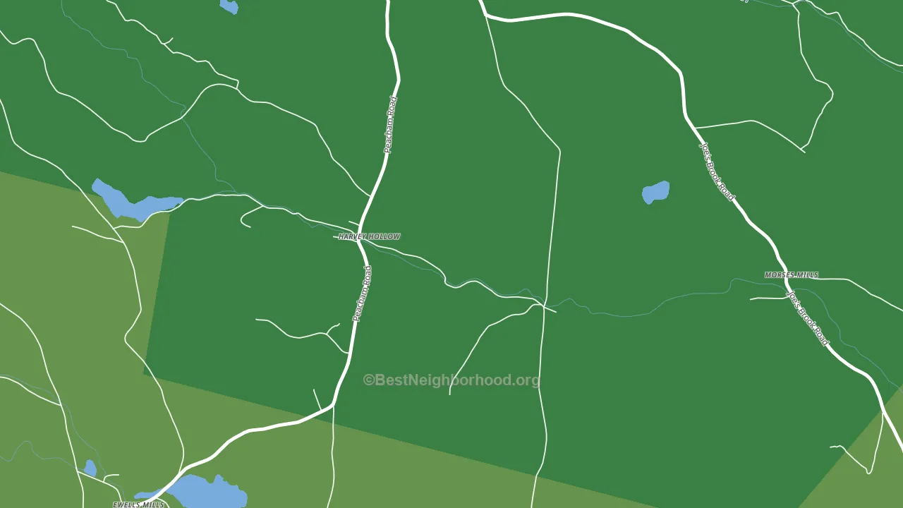 South Danville, VT block-group voter-turnout map